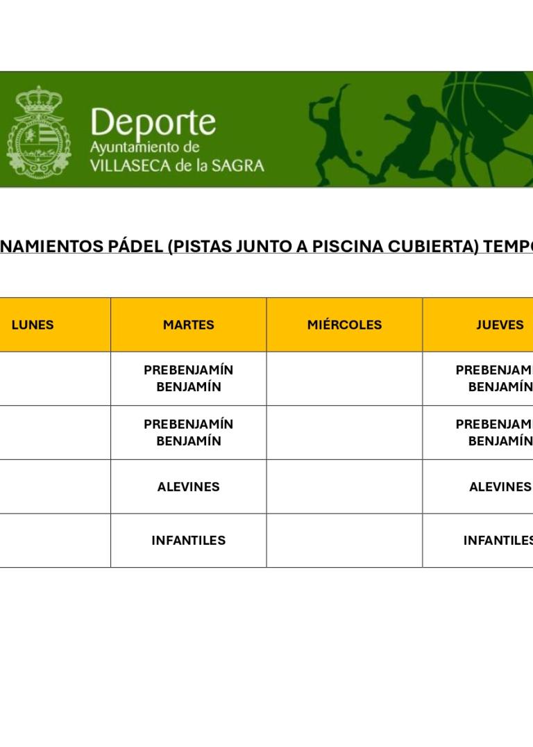 HORARIOS ENTRENAMIENTOS PADEL TEMPORADA 2025-26_page-0001