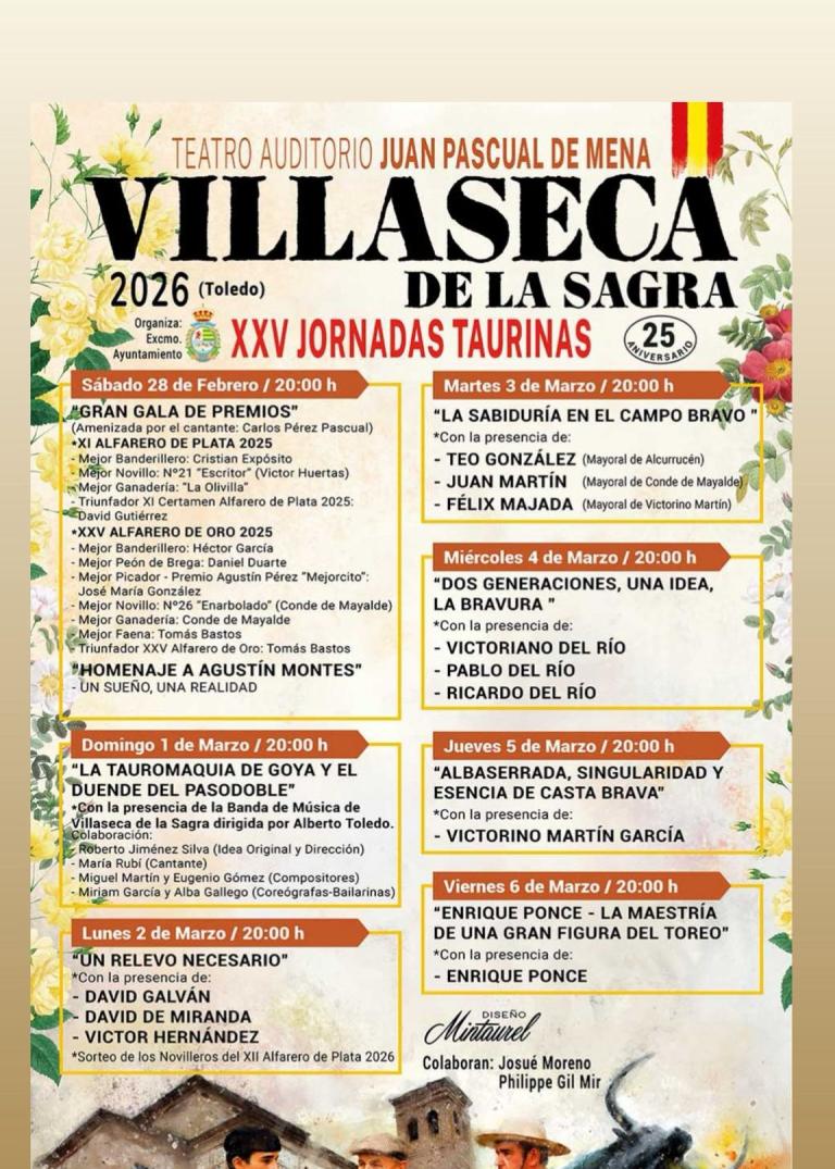 XXV JORNADAS TAURINAS 2026