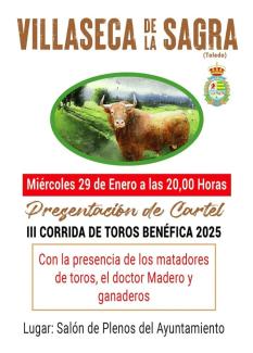 III Corrida de toros benéfica 2025