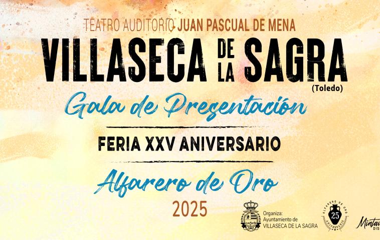 Gala de presentación carteles XXV Alfarero de Oro 2025 
