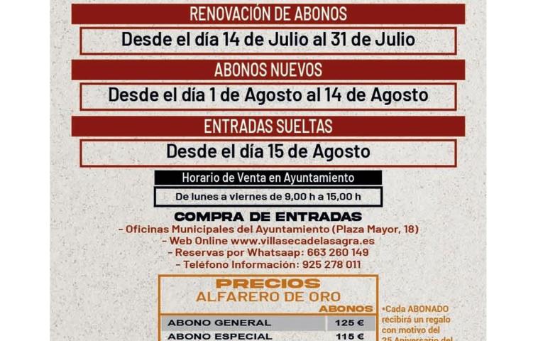 XXVAlfarerodeOro2025renovación