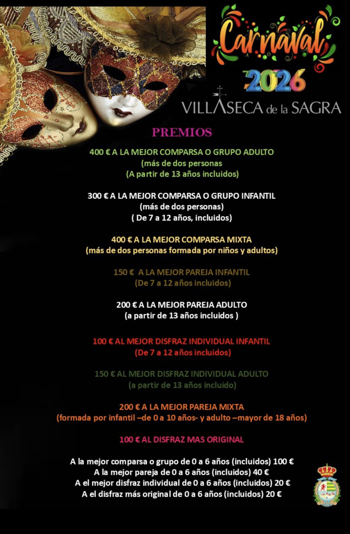  CarnavalVillaseca2025Información